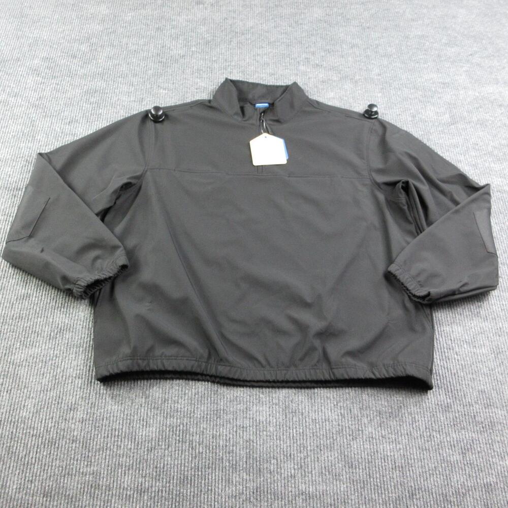 Propper Jacket Mens 3XL Black 1/4 Zip Softshell Job Shirt Windbreaker NWT